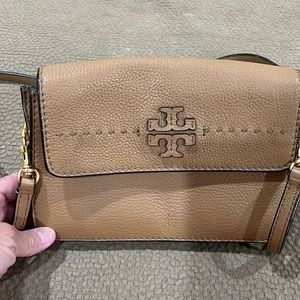 Tori Burch McGraw crossbody bag.